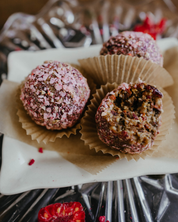 Raspberry + Almond Bliss Balls