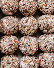 Raspberry + Almond Bliss Balls