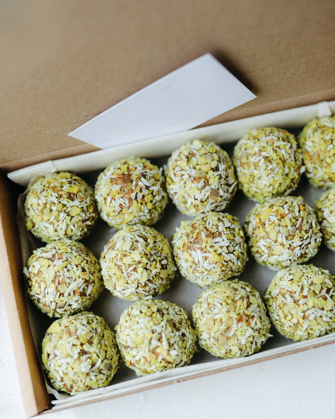 Lime + Coconut Bliss Balls