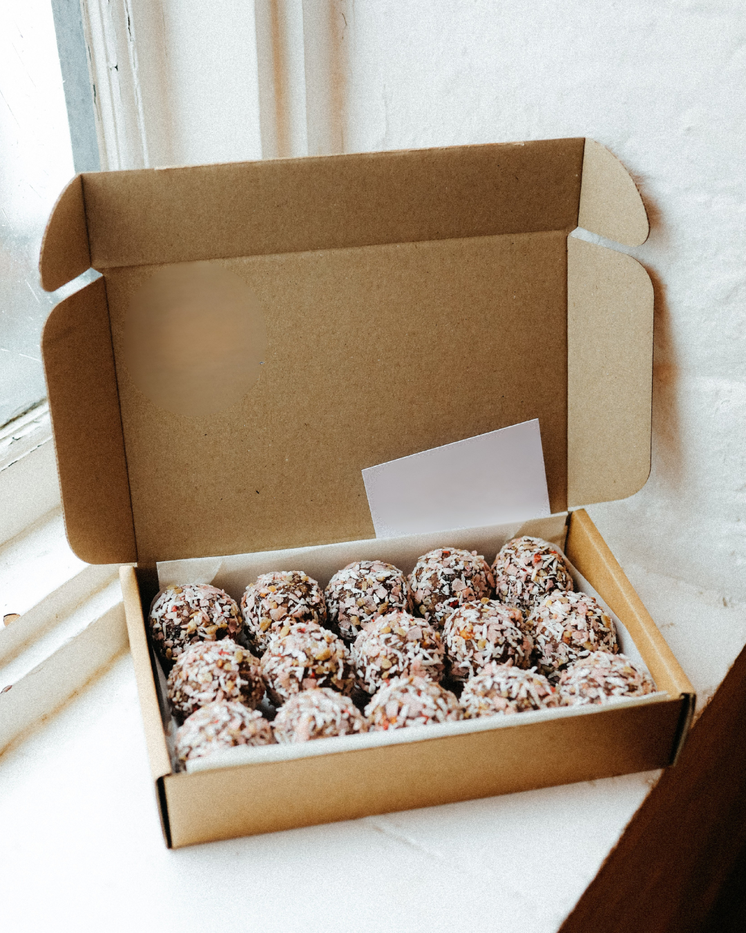 Raspberry + Almond Bliss Balls