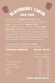 Blackberry + Carob