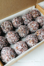 Lemon + Blueberry Bliss Balls