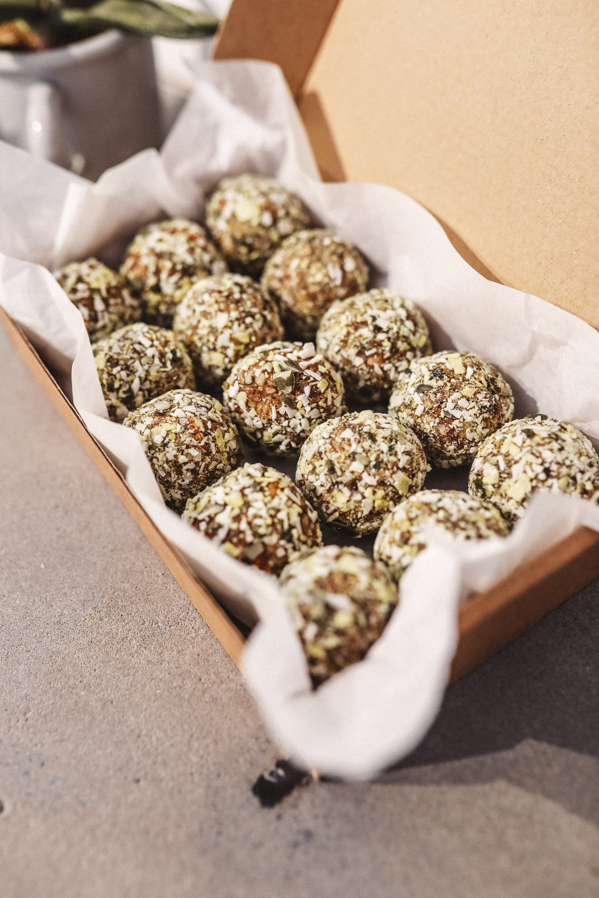 Lime + Coconut Bliss Balls