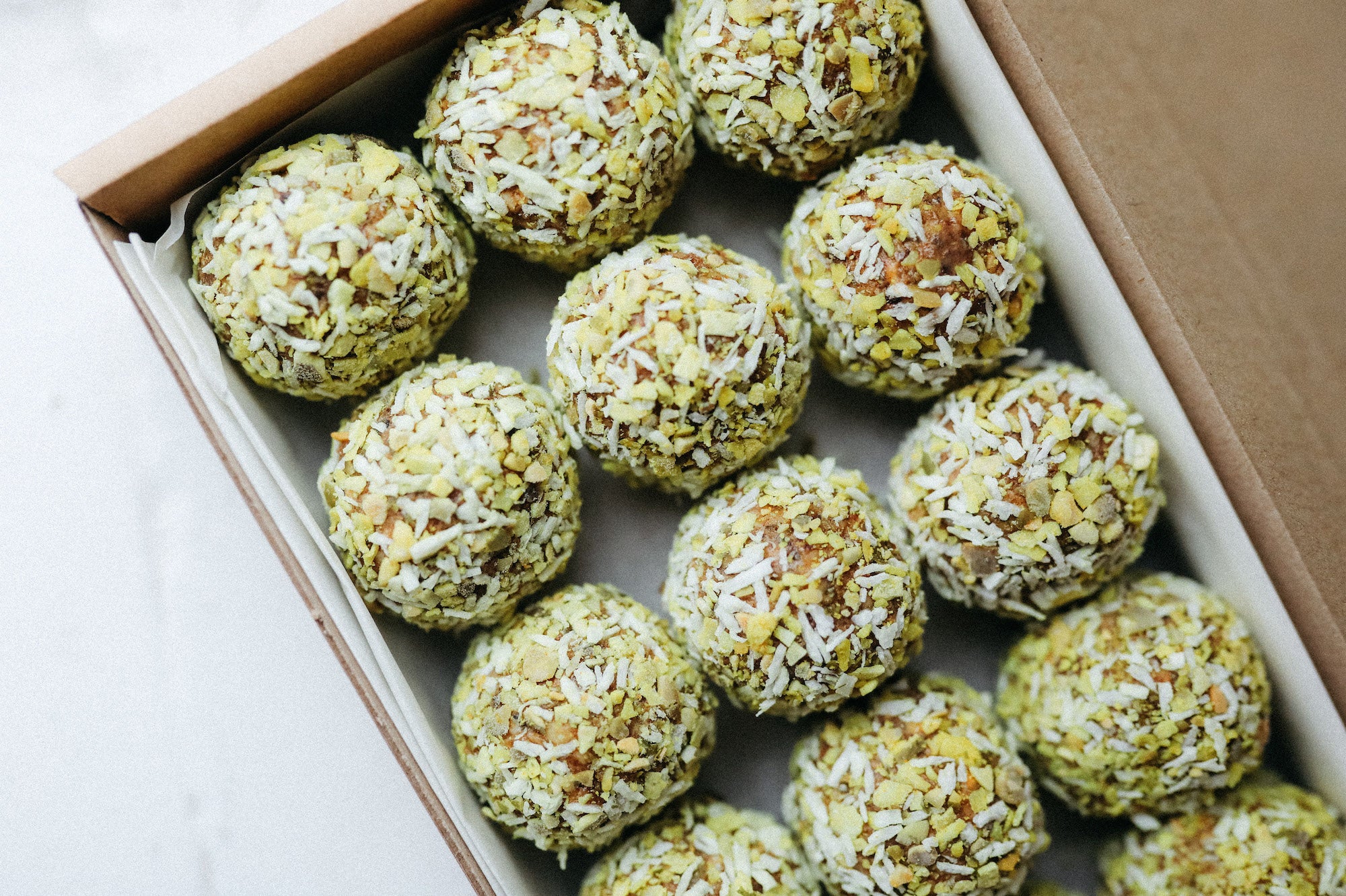 Lime + Coconut Bliss Balls