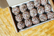 Raspberry + Almond Bliss Balls