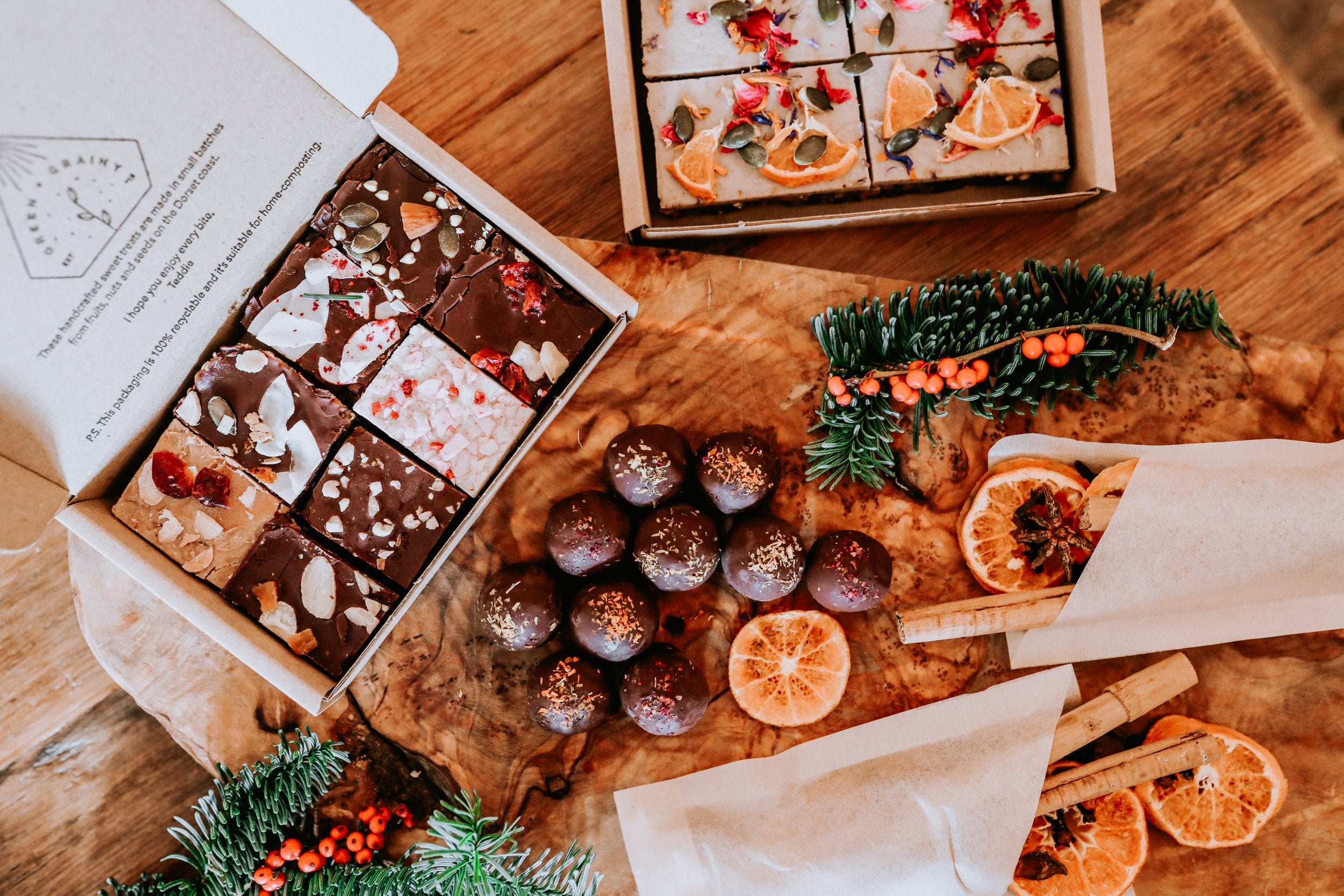 Cacao, Orange & Fig Raw Truffles