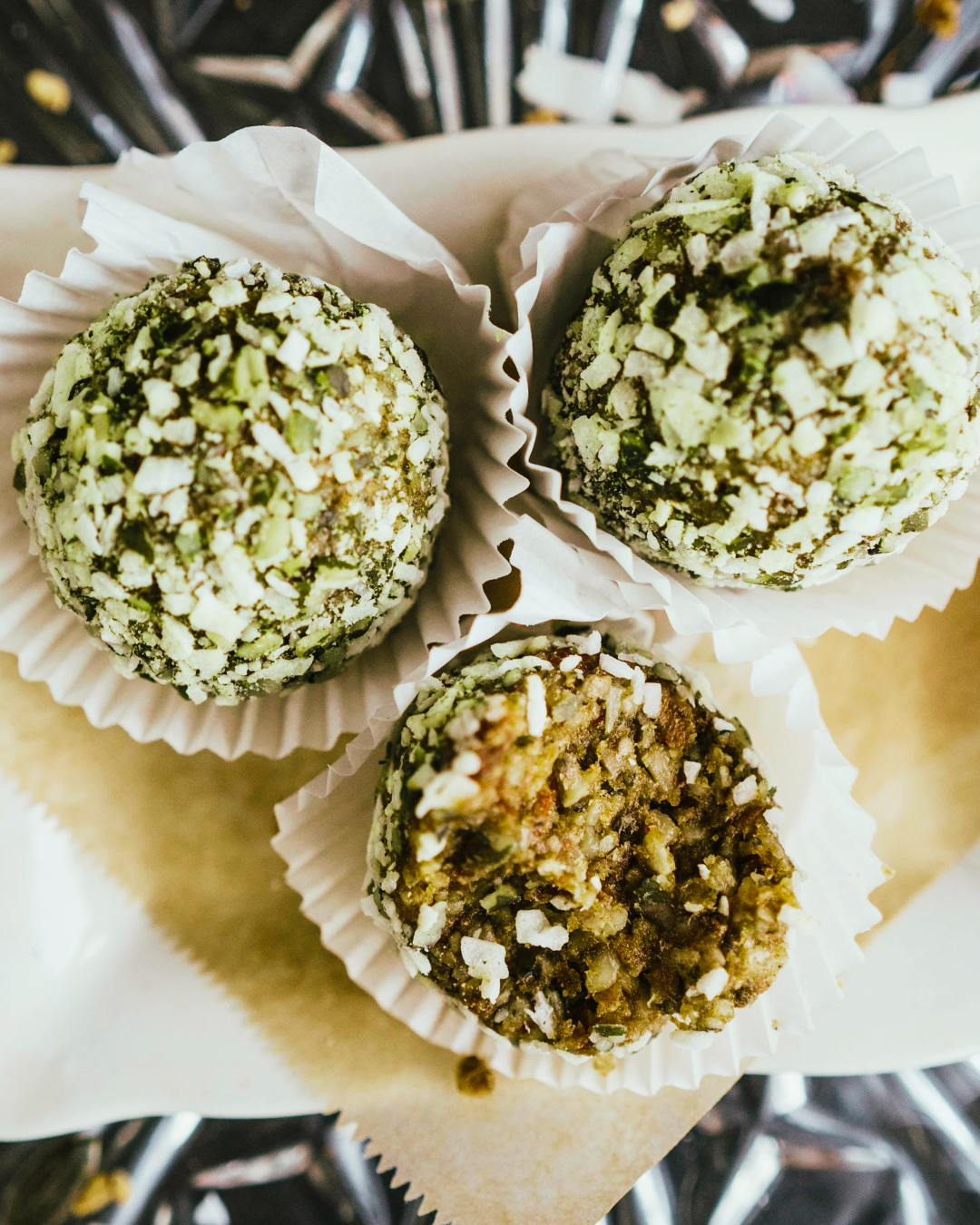 Lime + Coconut Bliss Balls