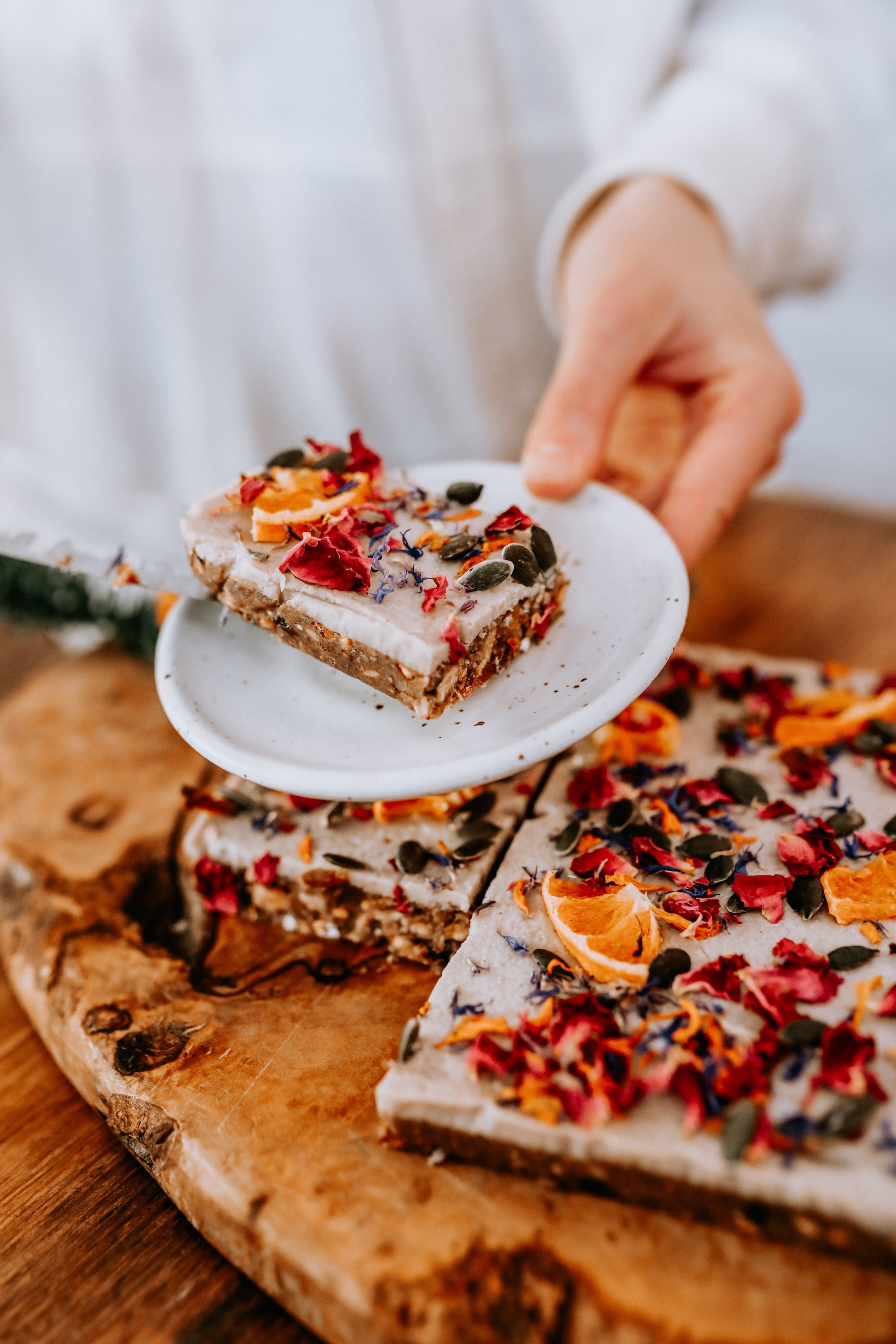 Orange + Spice Christmas Slice