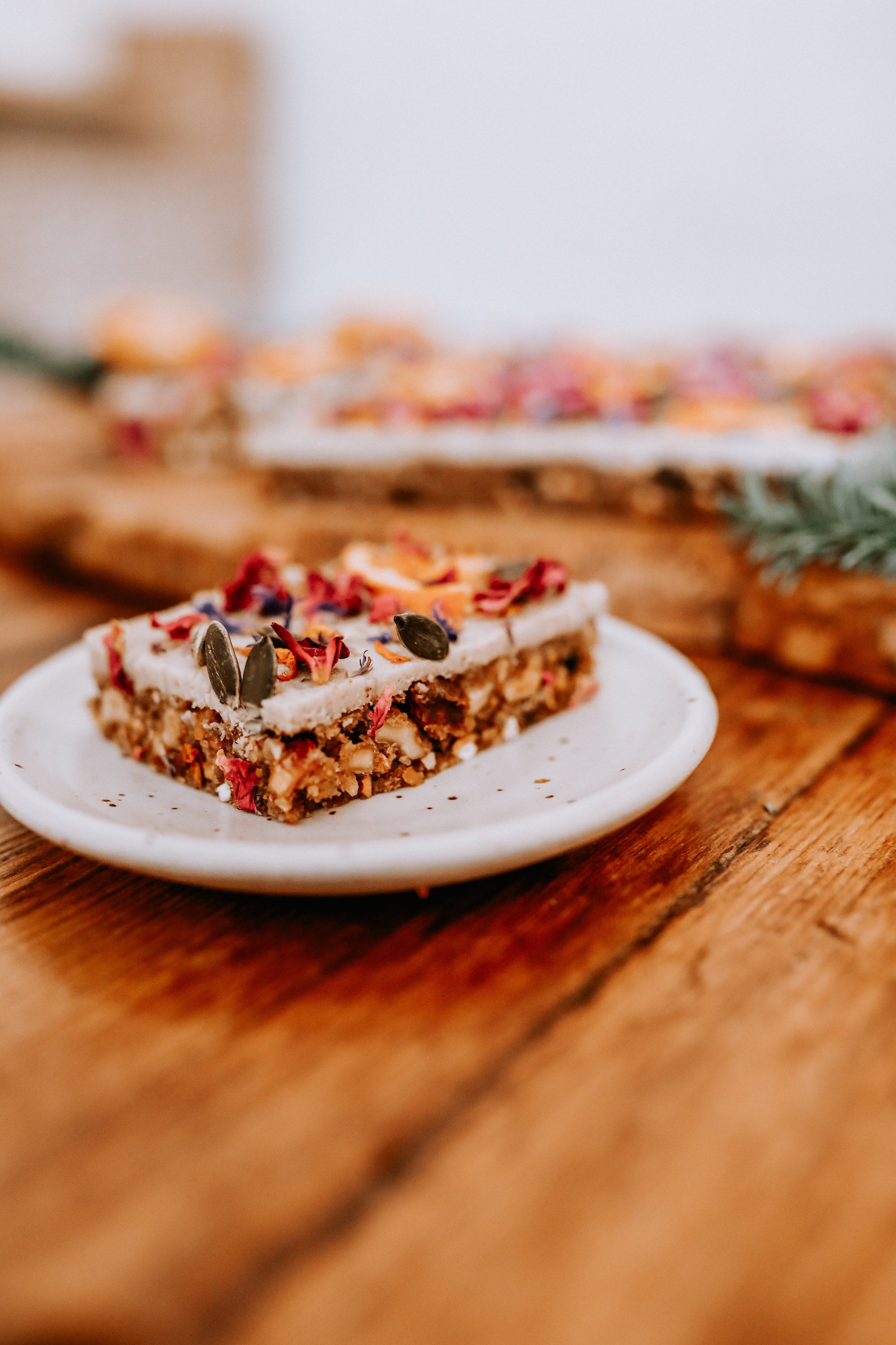 Orange + Spice Christmas Slice