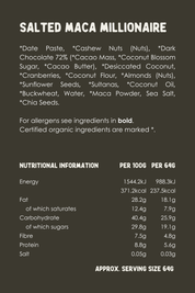Salted Maca Millionaire Bar